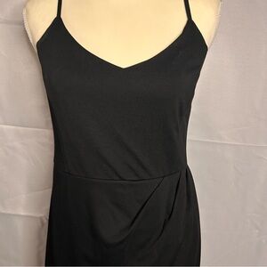Black cocktail dress, size large‎